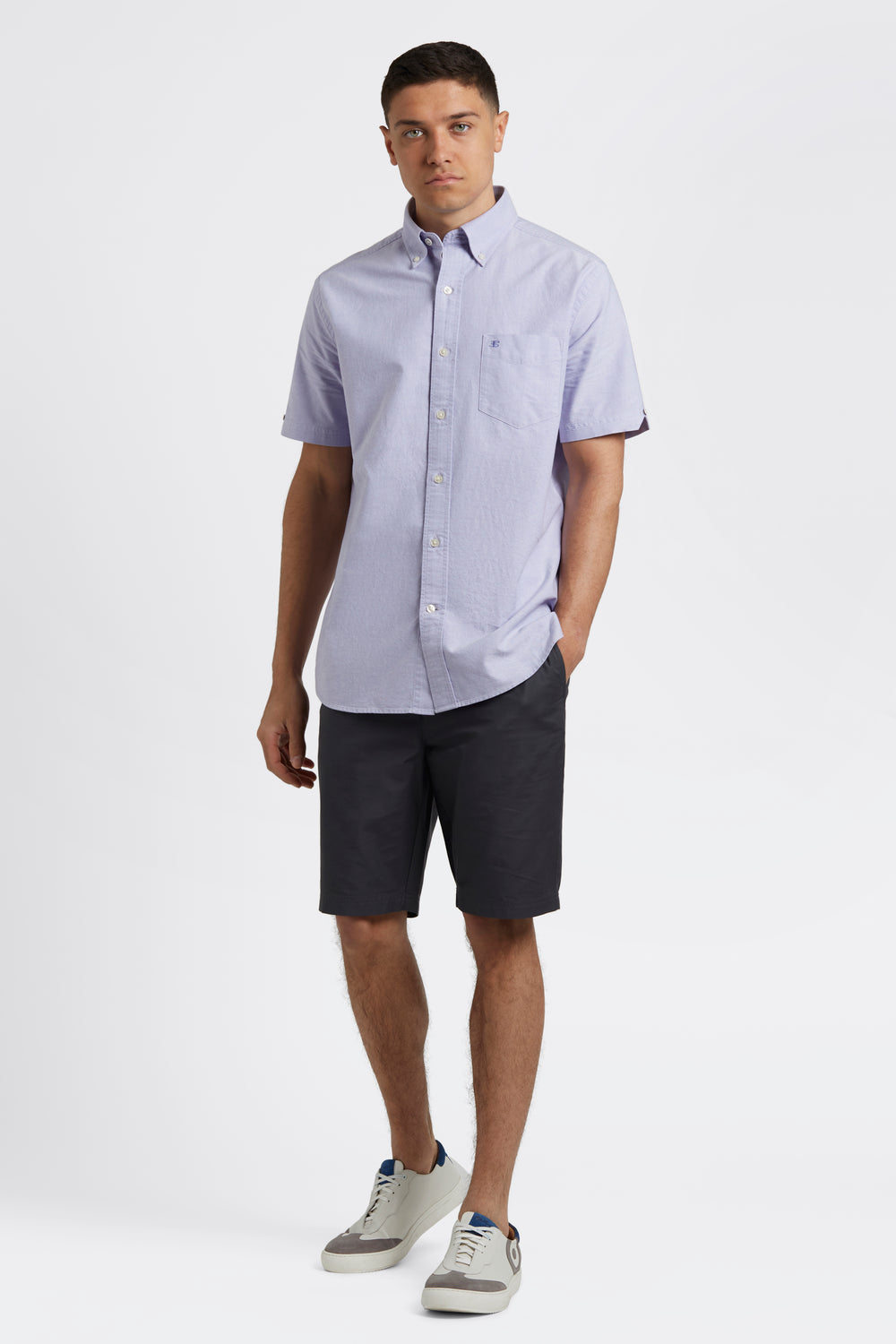 Chemises Ben Sherman Brighton Oxford Violette | OJW-79010616